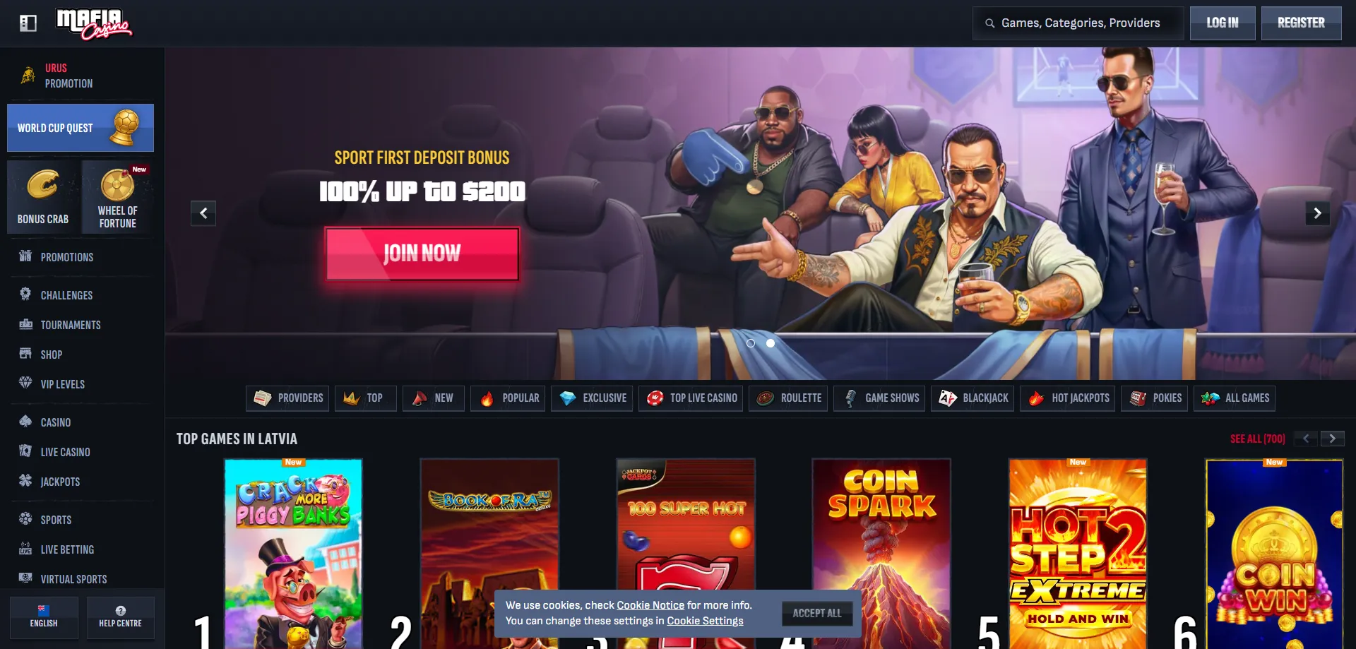 Mafia Casino NZ overview – GTA-style online casino for New Zealand players